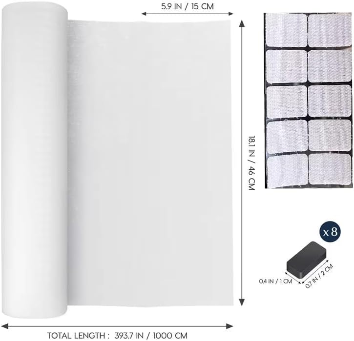 LBGWOEC Disposable range Hood Filters Sheets,Nonwoven oil filter paper,hood filters for kitchen,Flame retardant high temperature filter fabric (46 * 1000CM) - Image 2